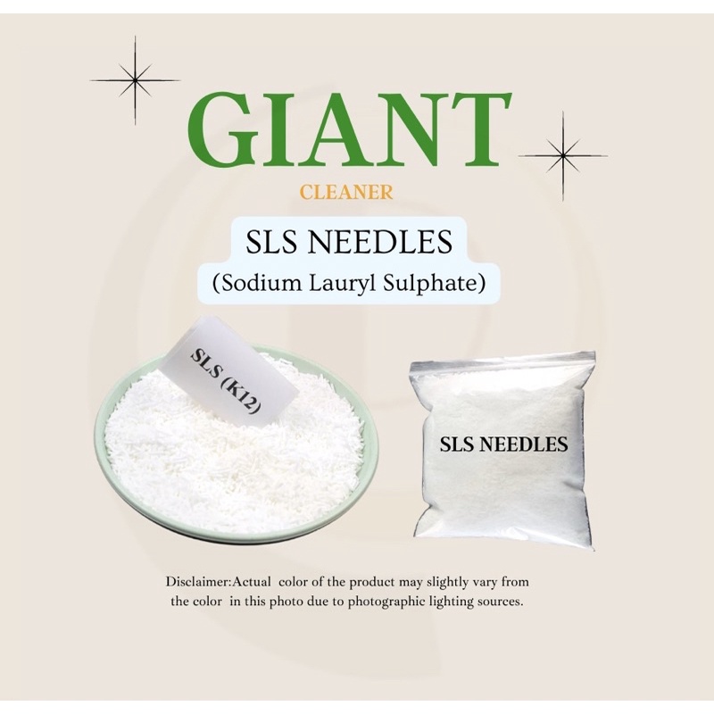 SLS NEEDLES SURFACTANT SODIUM LAURYL SULFATE Shopee Philippines