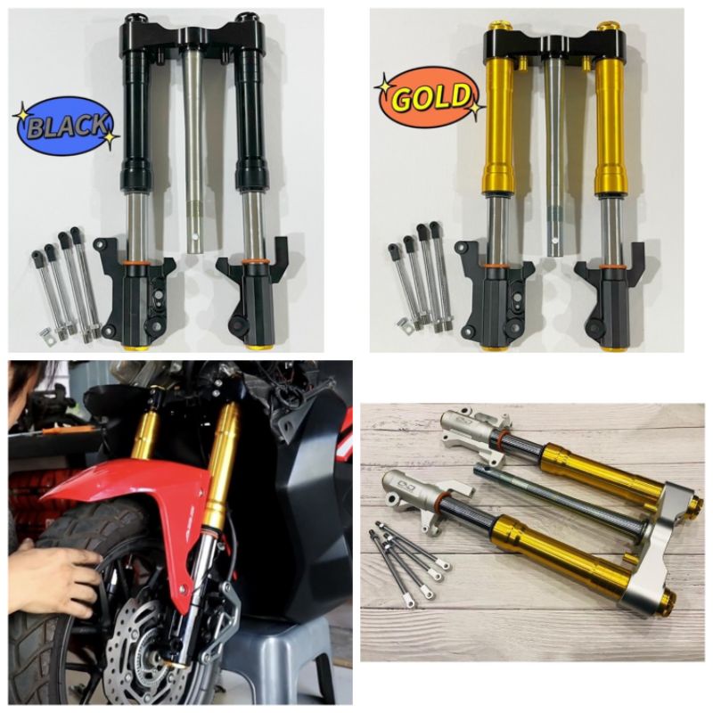 FRONT FORK ADJUSTABLE USD FORK HONDA ADV150 UPSIDE DOWN SHOCK ABSORBER