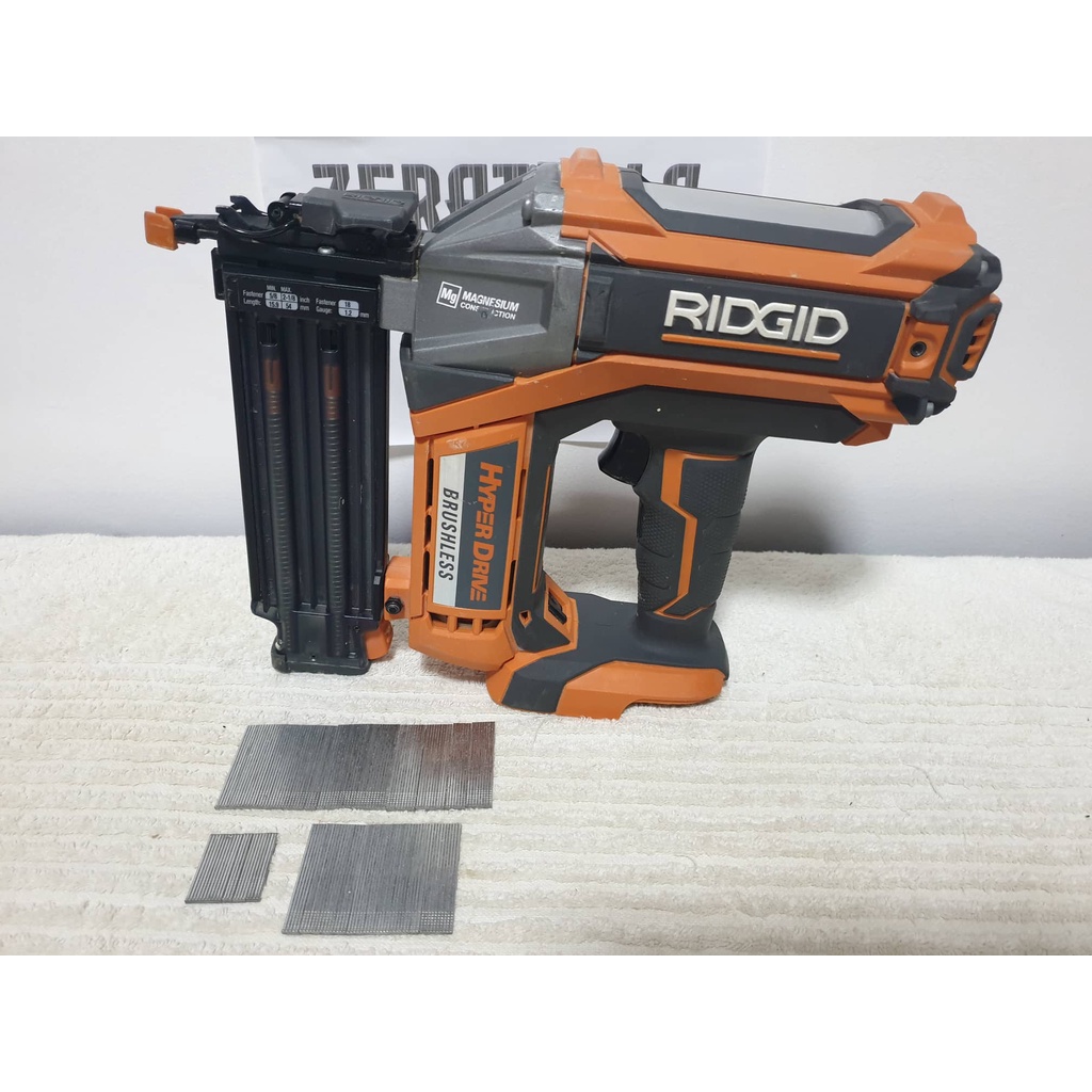 Ridgid V Cordless Brushless Hyperdrive Gauge Inch Brad