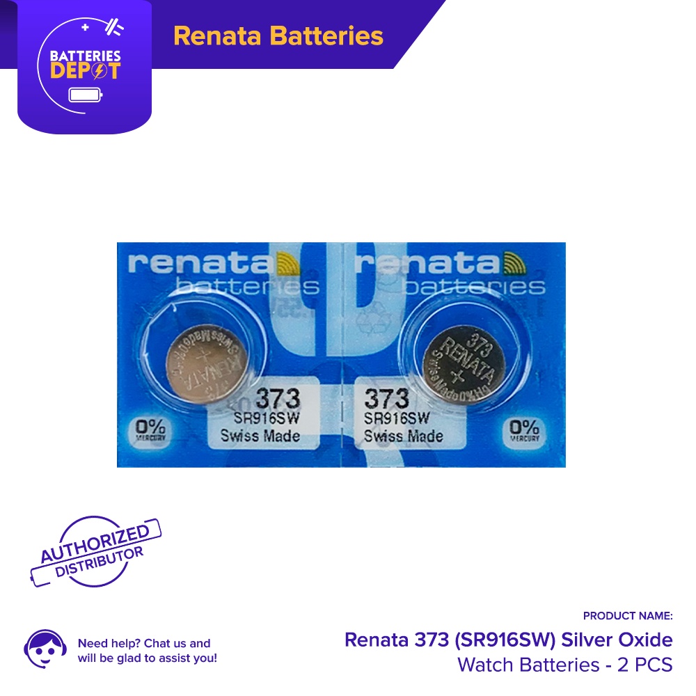 Renata Sr Sw Watch Pc Batteries Sold By Piece Shopee