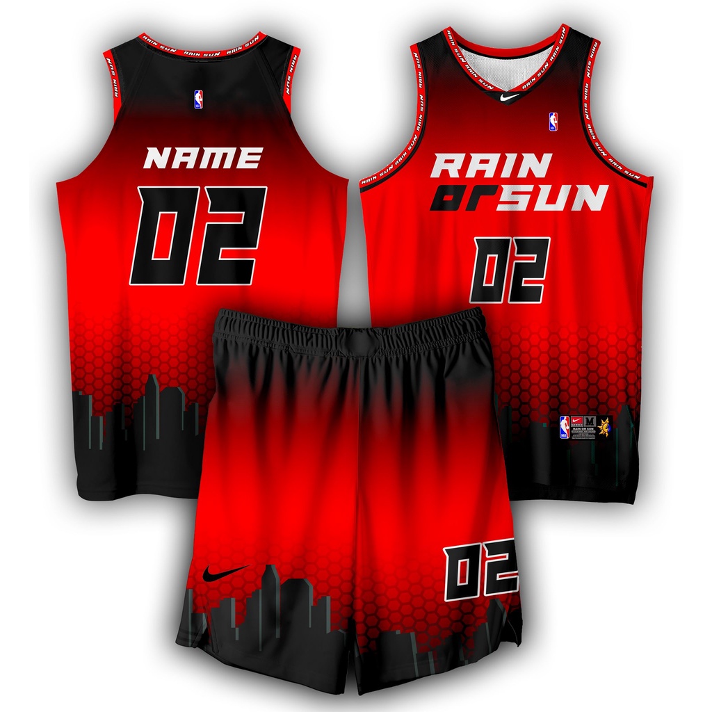 Basketball Jersey Customized Name And Number Shirt Terno Sublimation