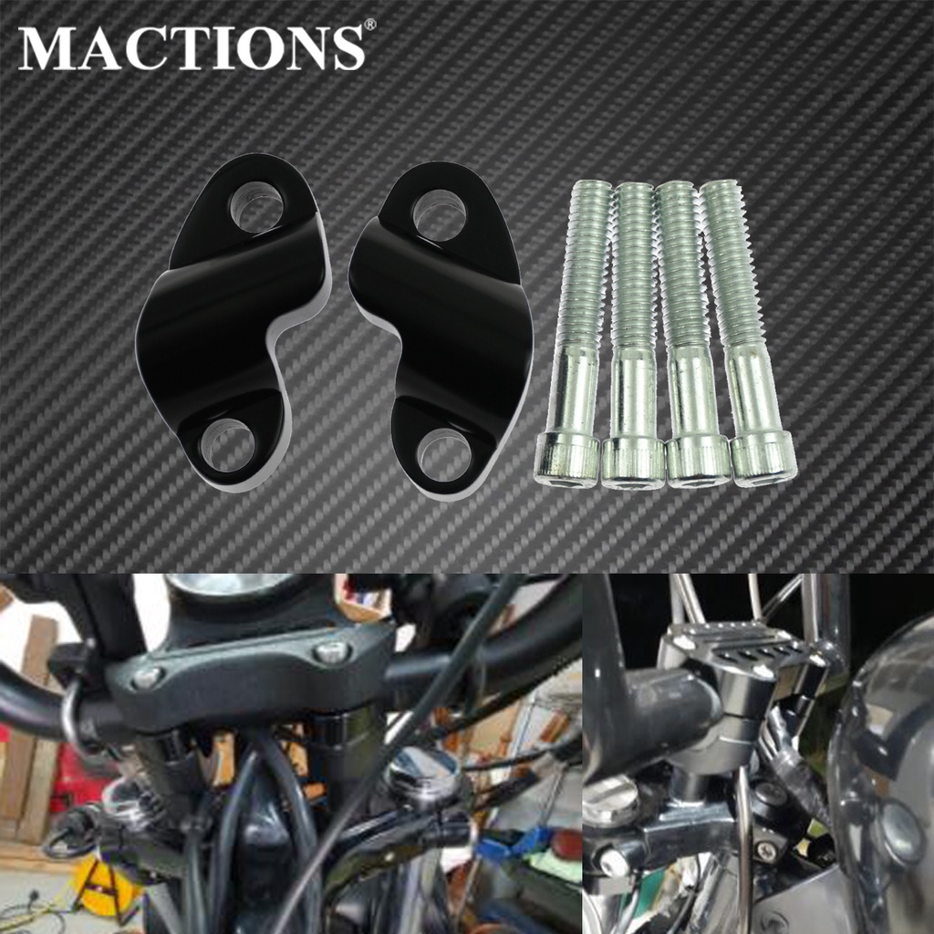 Motorcycle Handlebar Spacer Riser Kit Bar Riser Extensions Mount