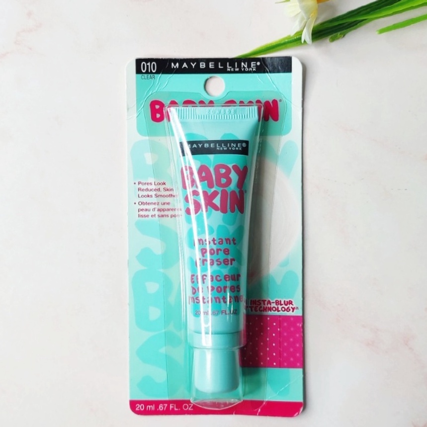 Baby Skin Instant Pore Eraser Primer Clear Ml Maybelline Blur