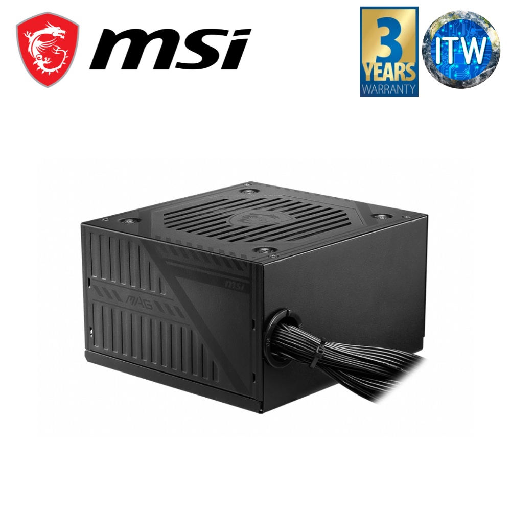 MSI Mag A600DN 600w 80 PLUS White Certified Non Modular Active PFC