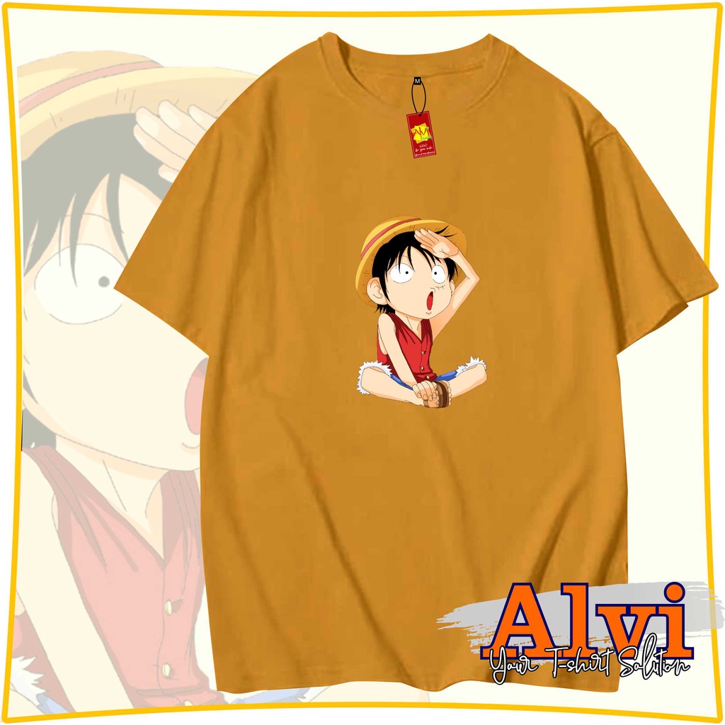 One PIECE LUFFY WAUW MLONGO ANIME DISTRO T Shirt Cool ANIME Dtf Soft