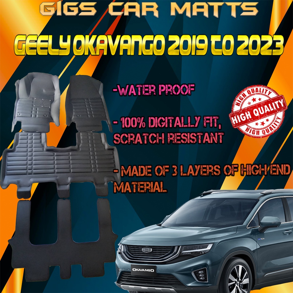 Deep Dish Matting For Geely Okavango 2019 To 2023 Shopee Philippines