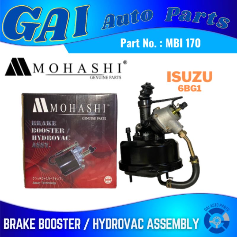 Mohashi Brake Booster Hydrovac Assembly MBI 170 For ISUZU 6BG1