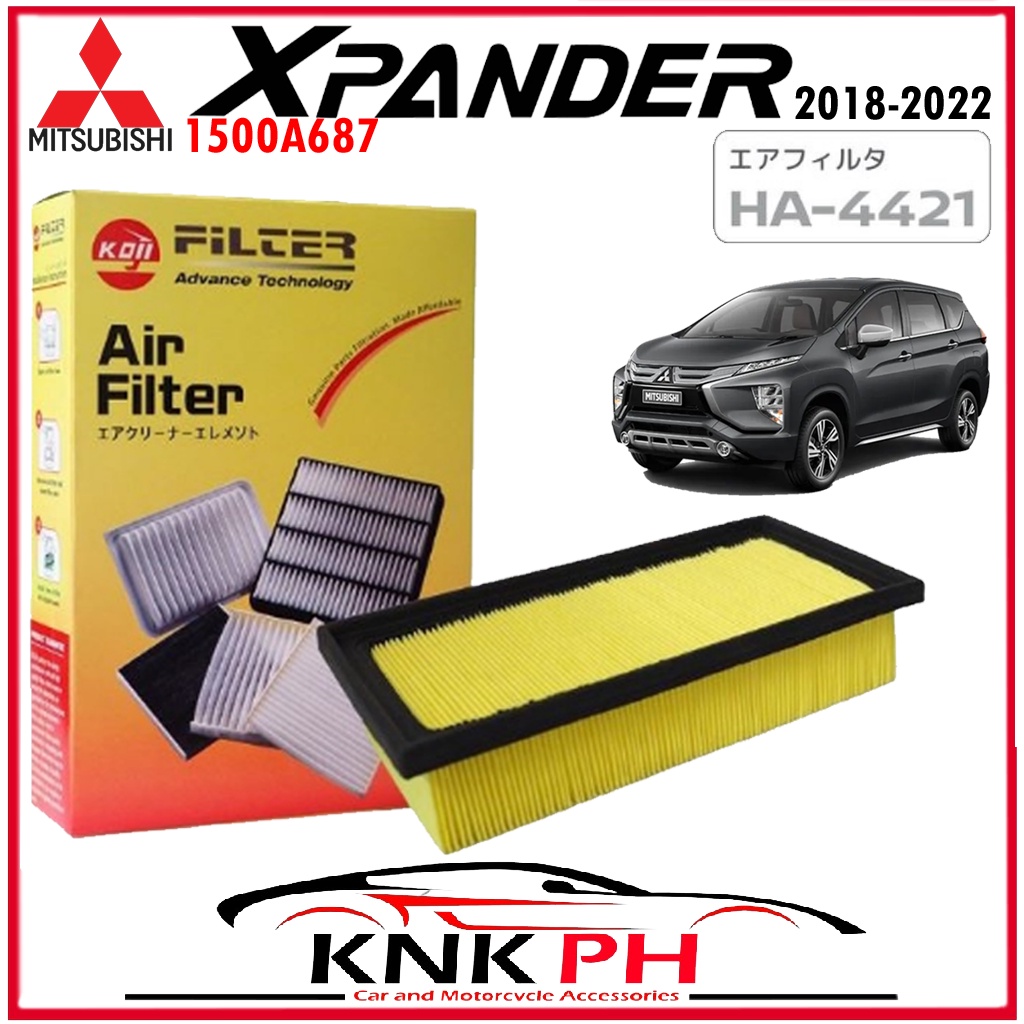 MITSUBISHI Xpander 2018 2022 1500A687 KOJI Air Filter Element Air