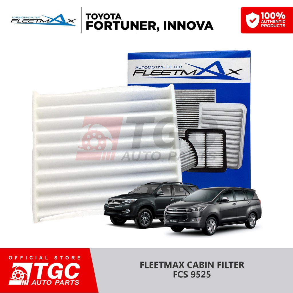 Fleetmax Cabin Filter Aircon Filter Toyota Hiace Grandia Fortuner