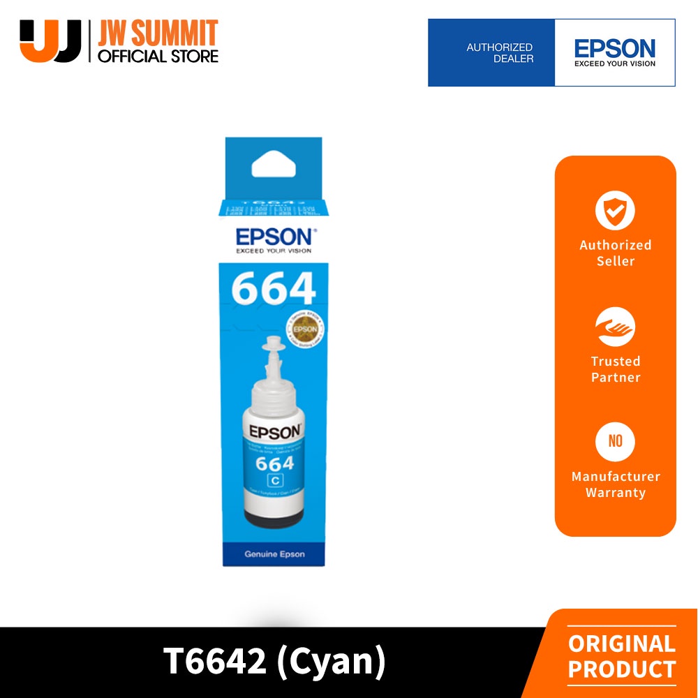 Epson T Ink Ml Cyan Shopee Philippines