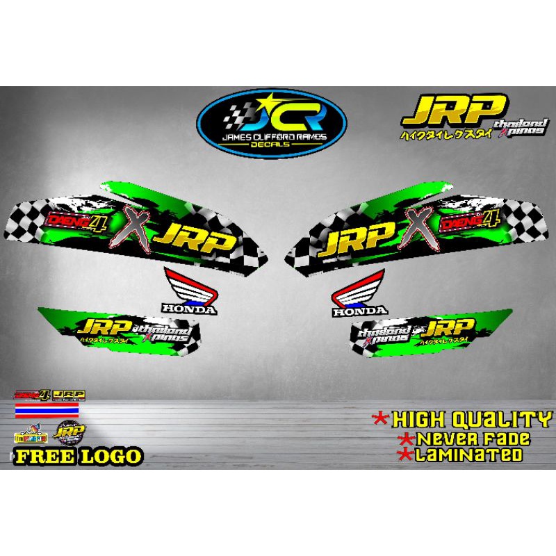 Tmx Rusi Skygo Euro Motoposh Jrp X Daeng Sai Stock Decals