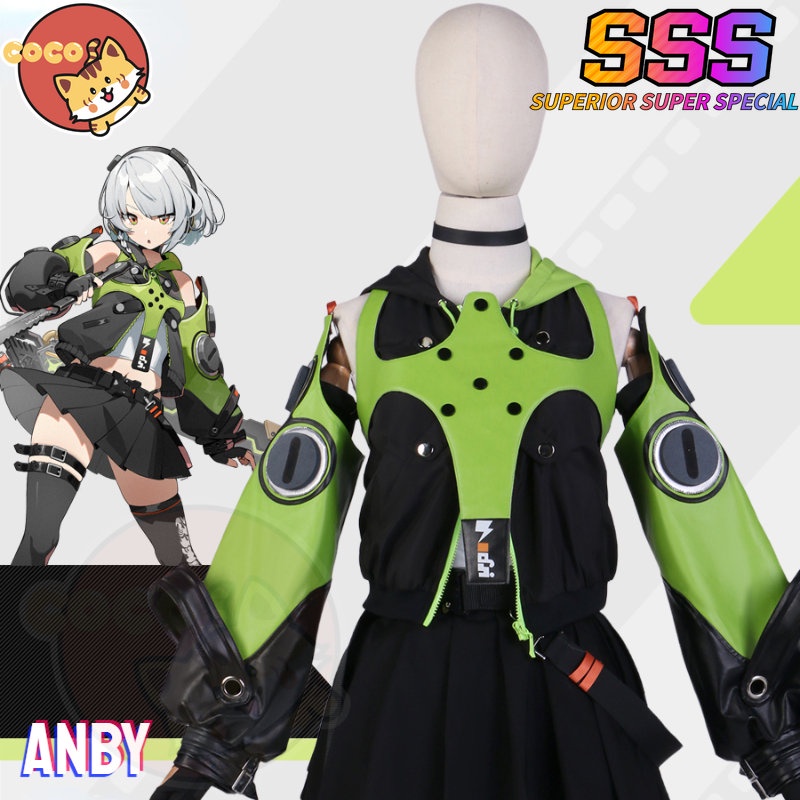 Game Zenless Zone Zero Anby Cosplay Costume Game Cos Zenless Zone Zero