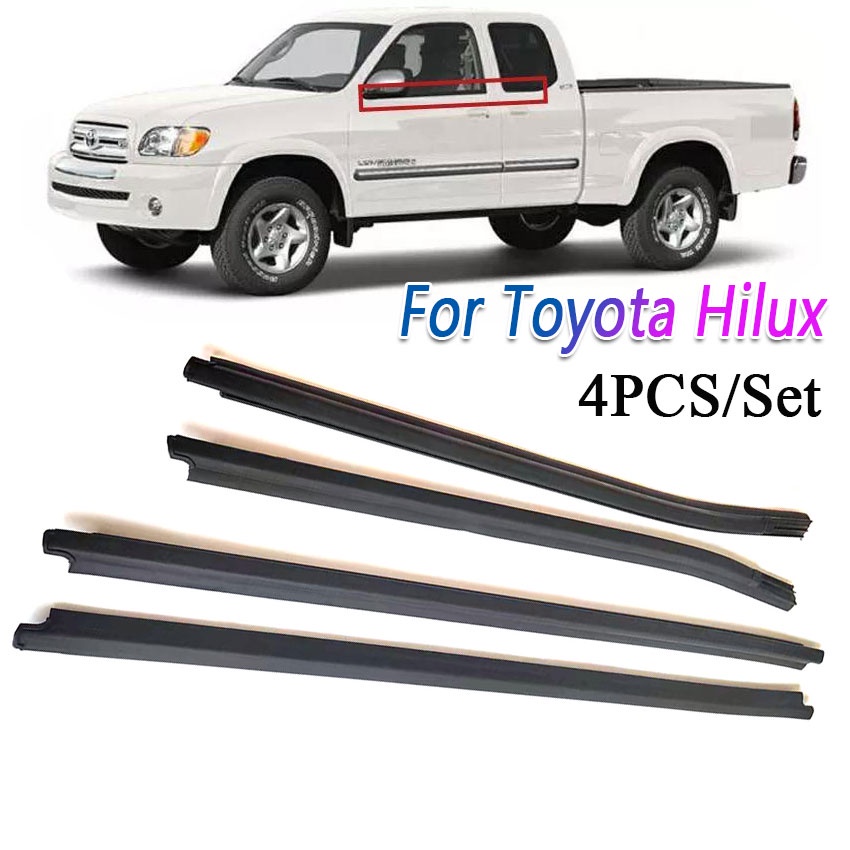 Hilux Pcs Set Car Window Moulding Weatherstrip Seal Belt Weather Strip