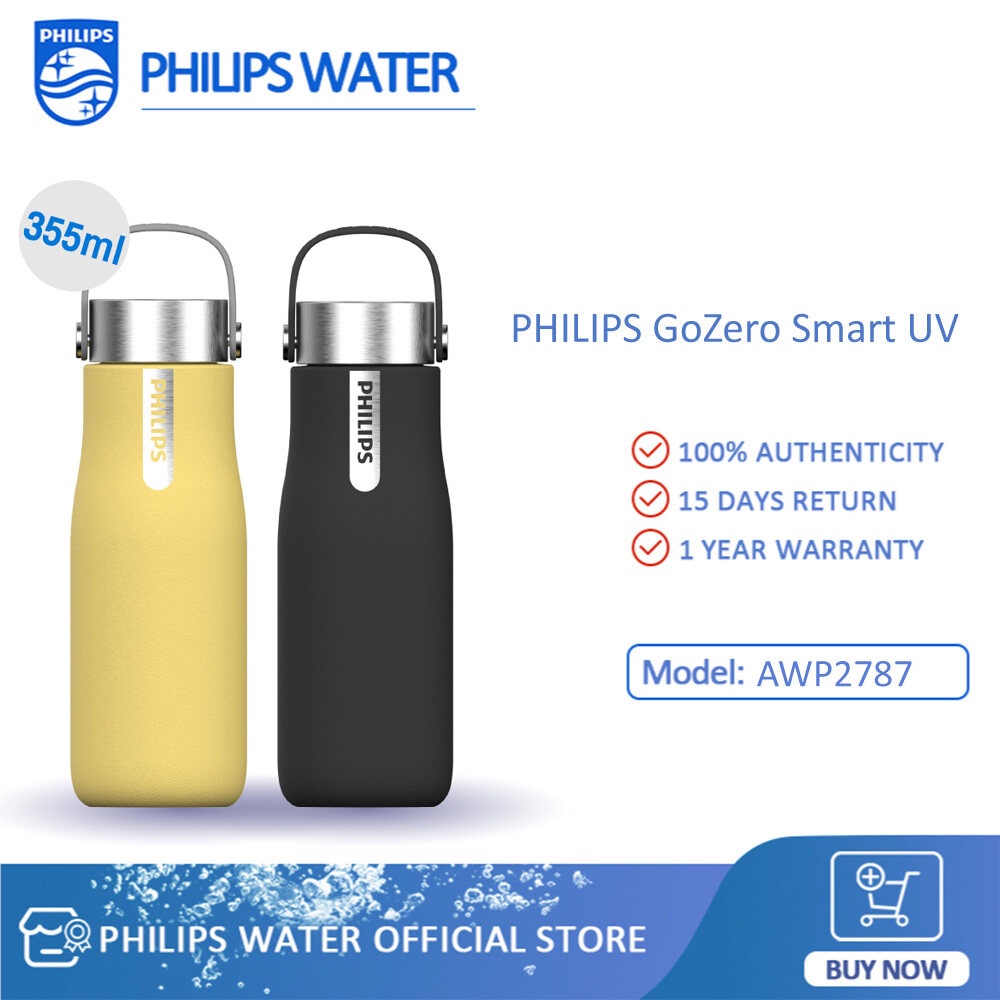 Philips Water Gozero Smart Bottle Stainless Steel Keep Cold Up To