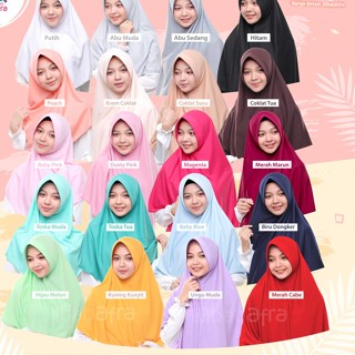 A Lot Of Stock Srttr Jilbab Afra Arfa Amira Size M L Bergo Pet