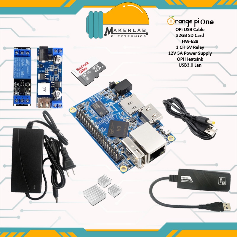 Orange Pi One H Gb Ddr Quad Core Mini Computer With Optional Custom