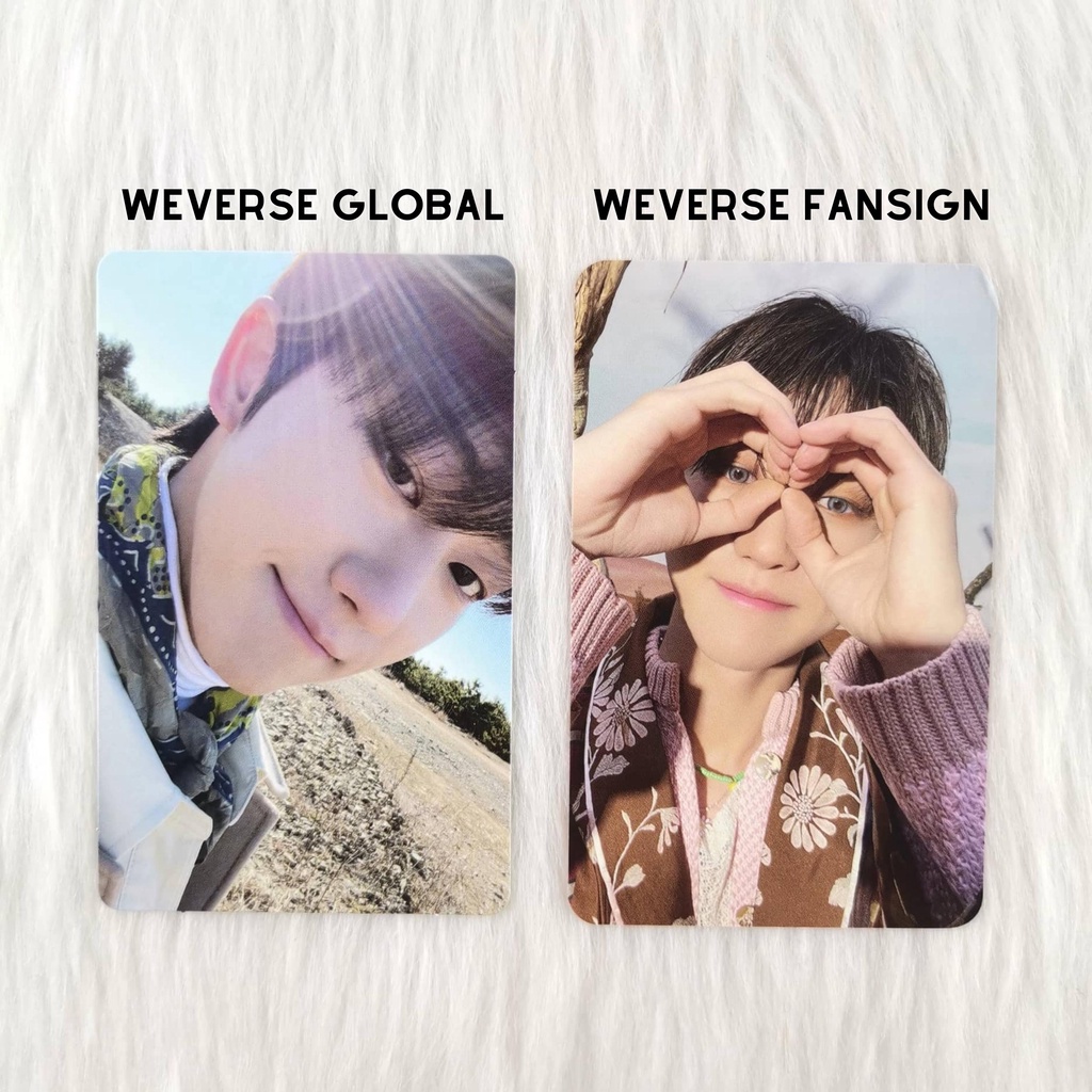 Seventeen Face The Sun Official Weverse Pob Fansign Photocard Preorder