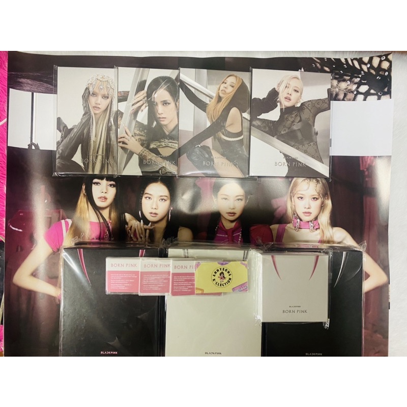 Official Sealed And Unsealed First Press Blackpink Born Pink