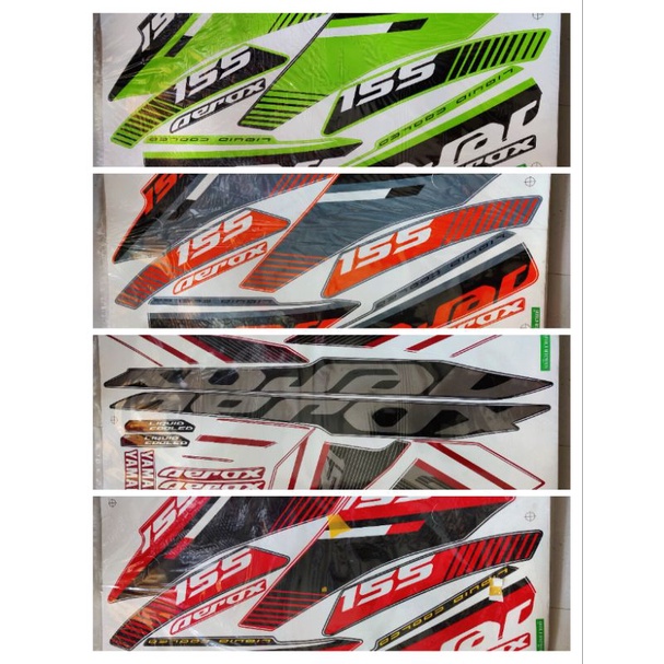 Aerox V Laminated Decals Sticker Made In Thailand Shopee Philippines