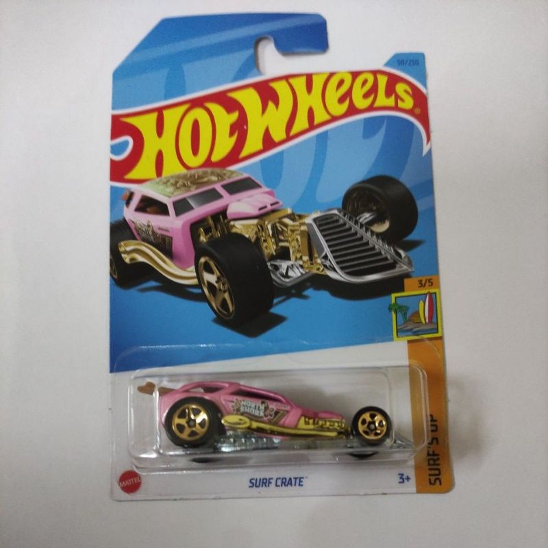 Hot Wheels Surf Crate Pink RTH Treasure Hunts HW Surf S Up Series