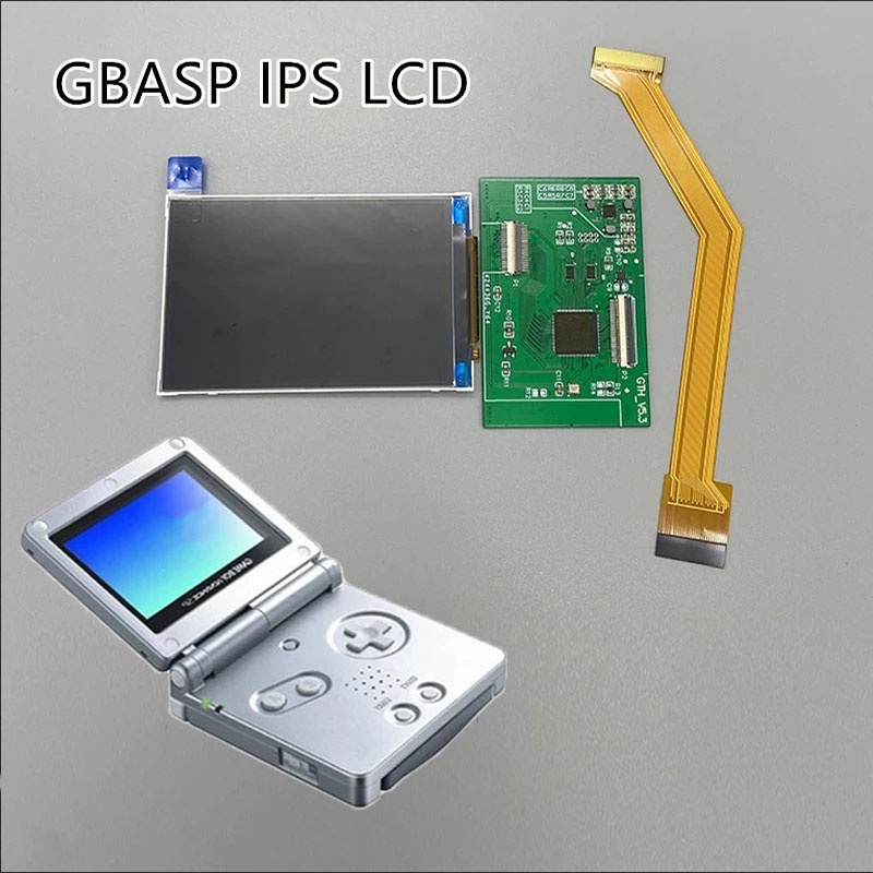 Full New Gba Sp Ips High Brightness Lcd Screen Kits For Gameboy Advance