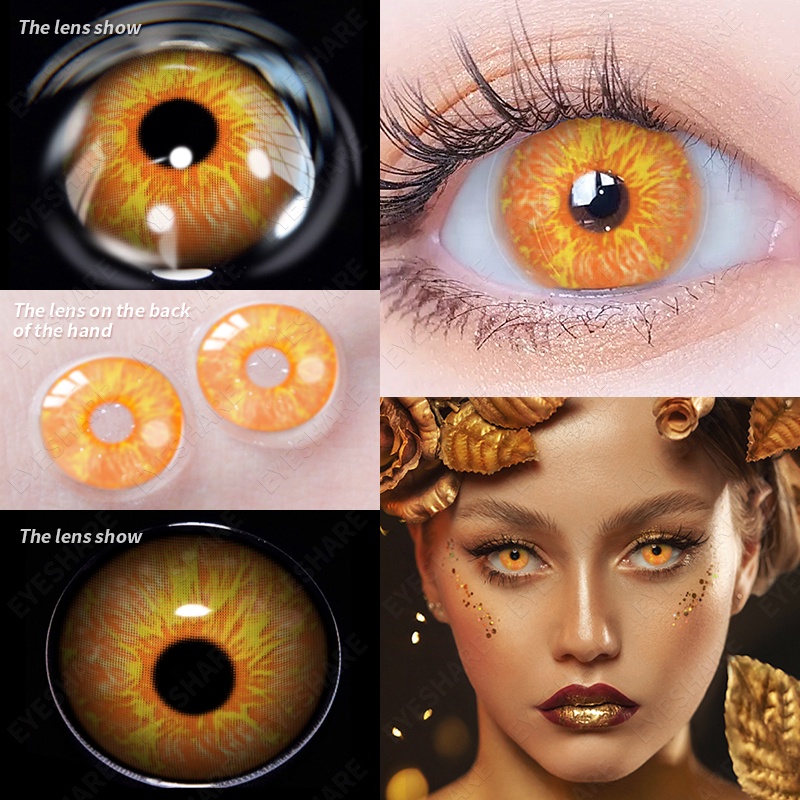 Eyeshare Contact Lenses 14 5mm For Halloween Cosplay Anime Lens 2 Pcs