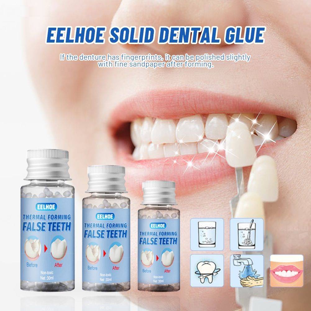 Temporary Tooth Repair Kit Falseteeth Solid Glue Denture Adhesive