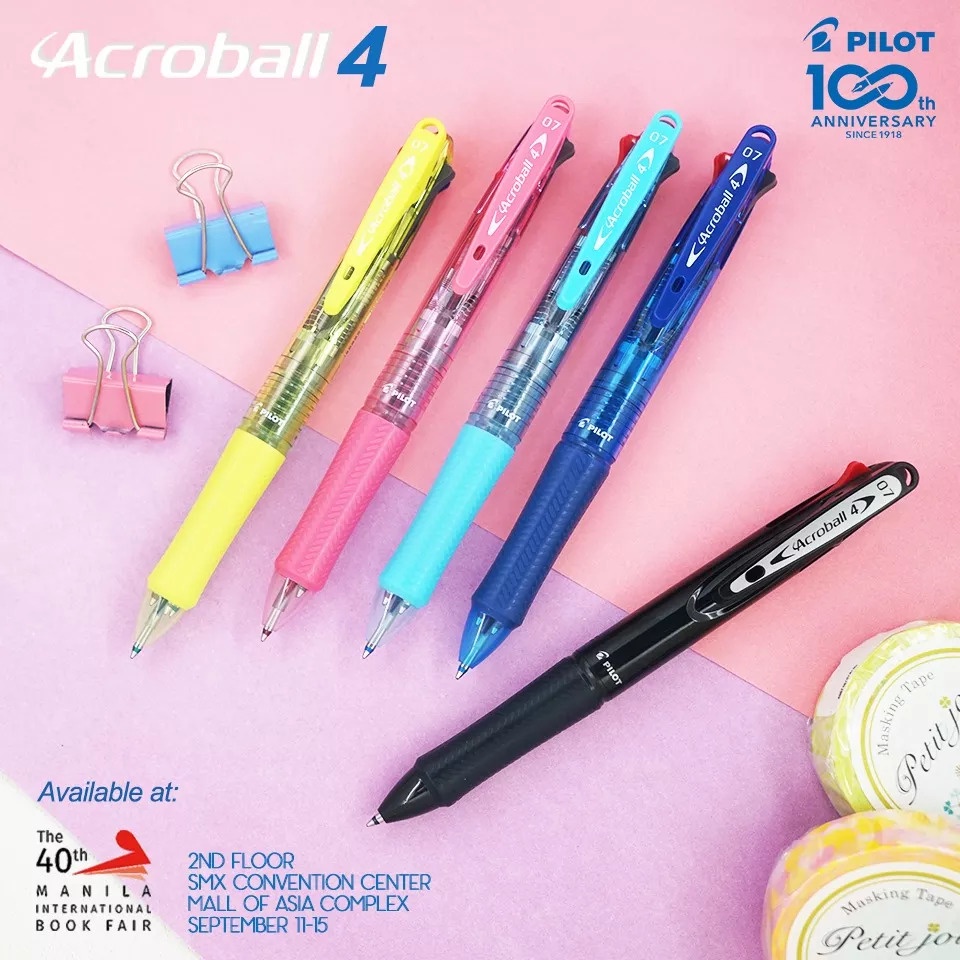 Pilot Acroball Multipen Mm Bkab F Multi Pen Pilot Pen