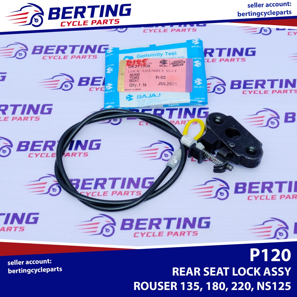 REAR SEAT LOCK ASSY Rouser NS125 FI 135 180 200 DTSI OLD 220 Genuine