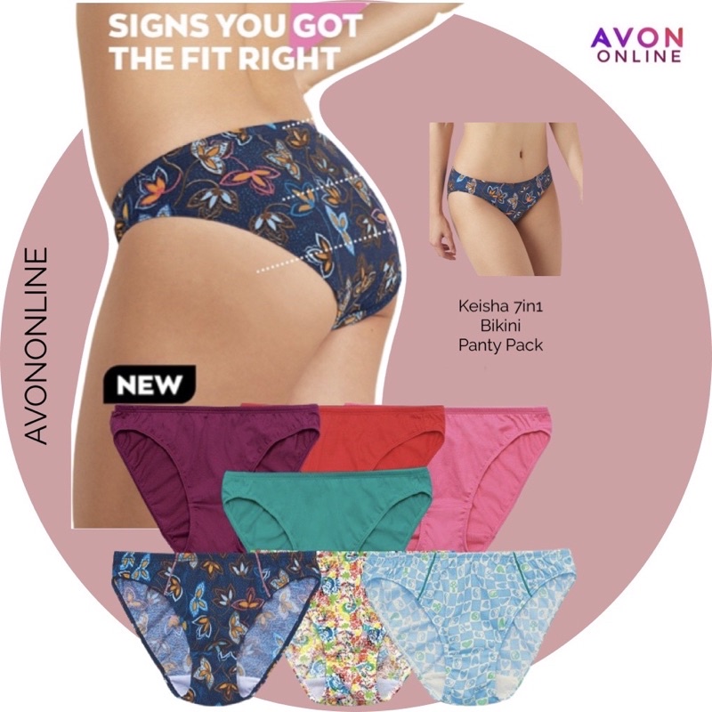 AVON Keisha 7 In 1 Bikini Panty Pack Shopee Philippines