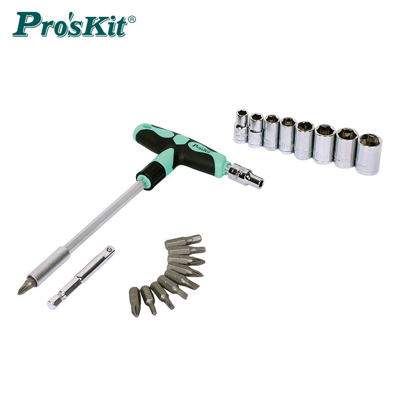 Proskit SD 9701M Socket Screwdriver Set 21 Pieces Replaceable T Wrench