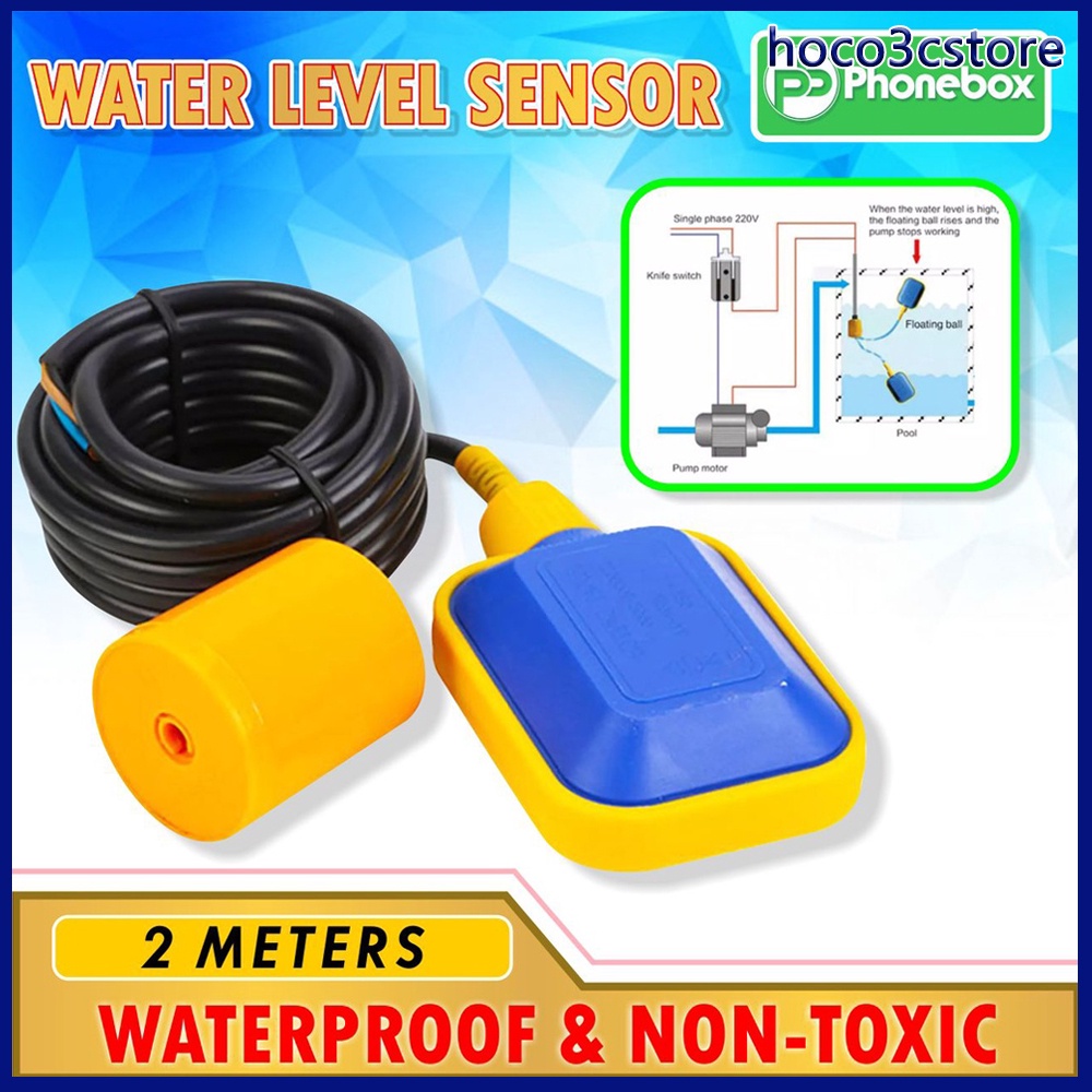 Cable Type Float Switch Liquid Fluid Water Level Controller Sensor M