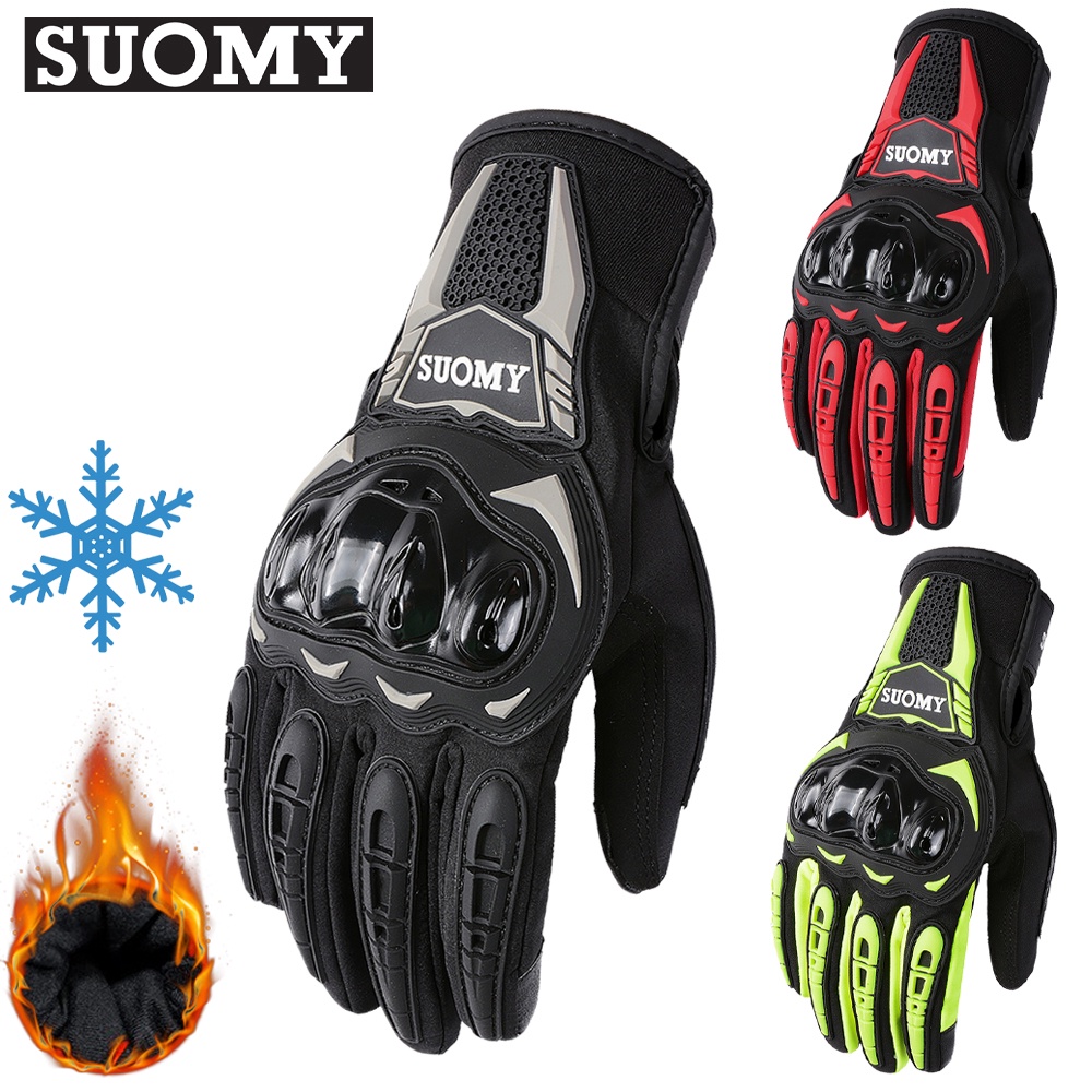 Suomy Motorcycle Gloves Winter Waterproof Keep Warm Windproof Guantes