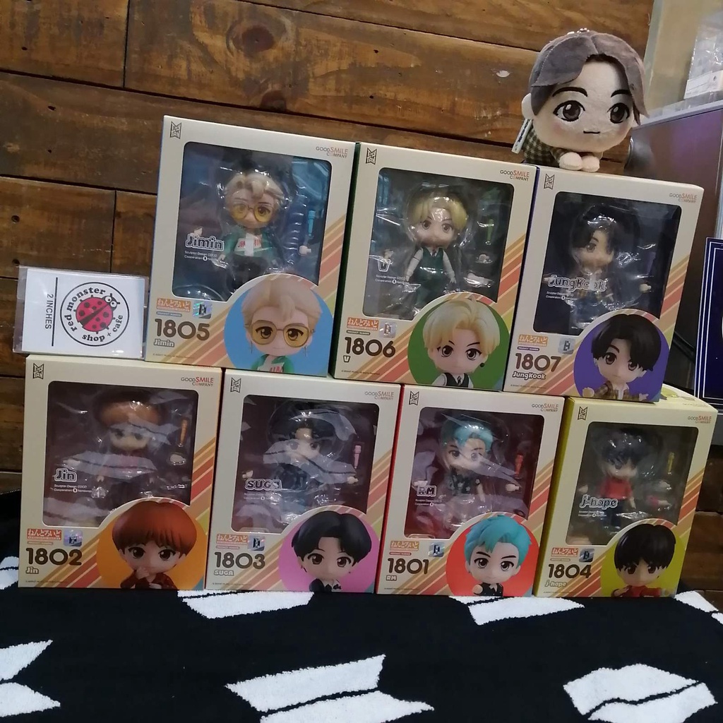 Onhand Cod Nendoroid Bts Tinytan Jin Suga Rm Jhope V Jimin Jungkook