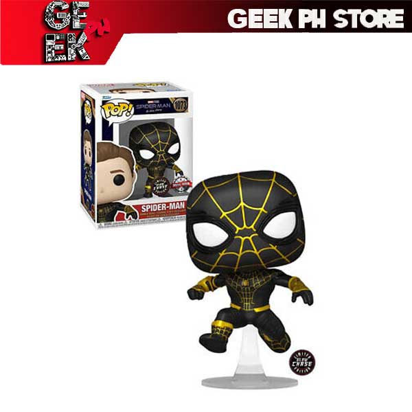 Chase Funko Pop Spider Man No Way Home Unmasked Spider Man Black Suit