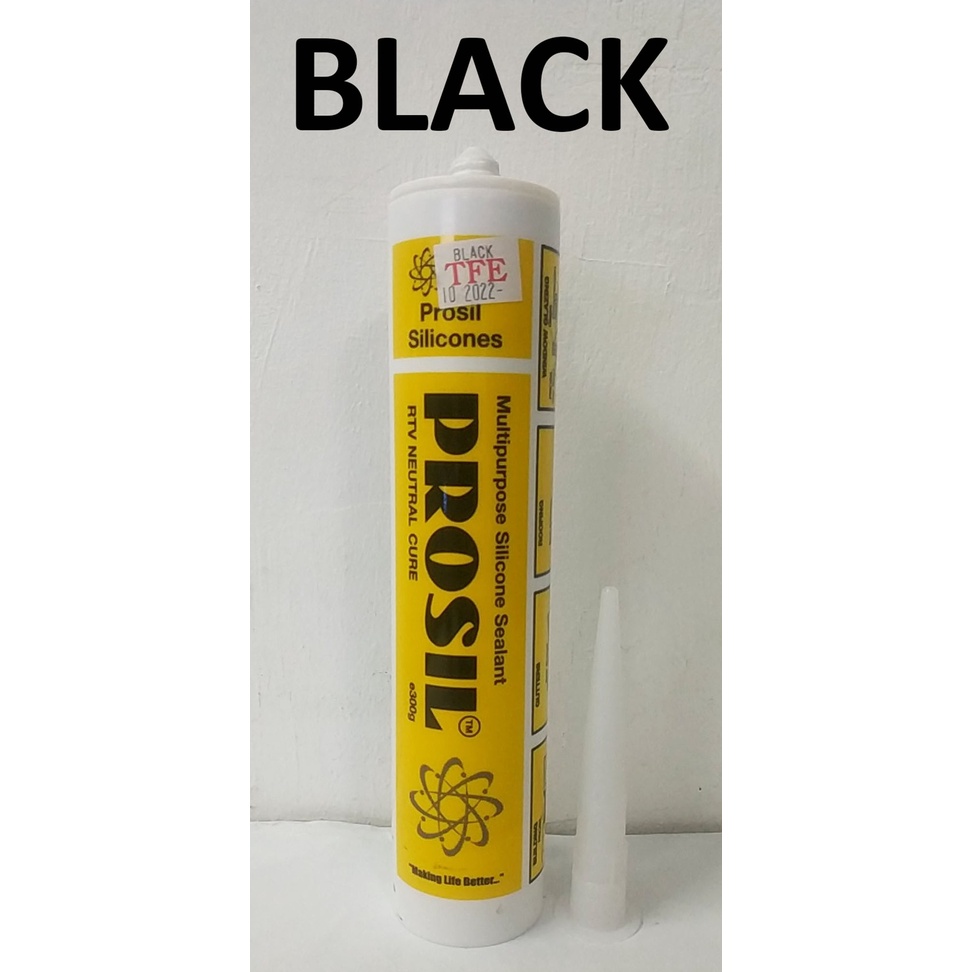 PROSIL SILICONE SEALANT MULTI PURPOSE BLACK 300GRAMS