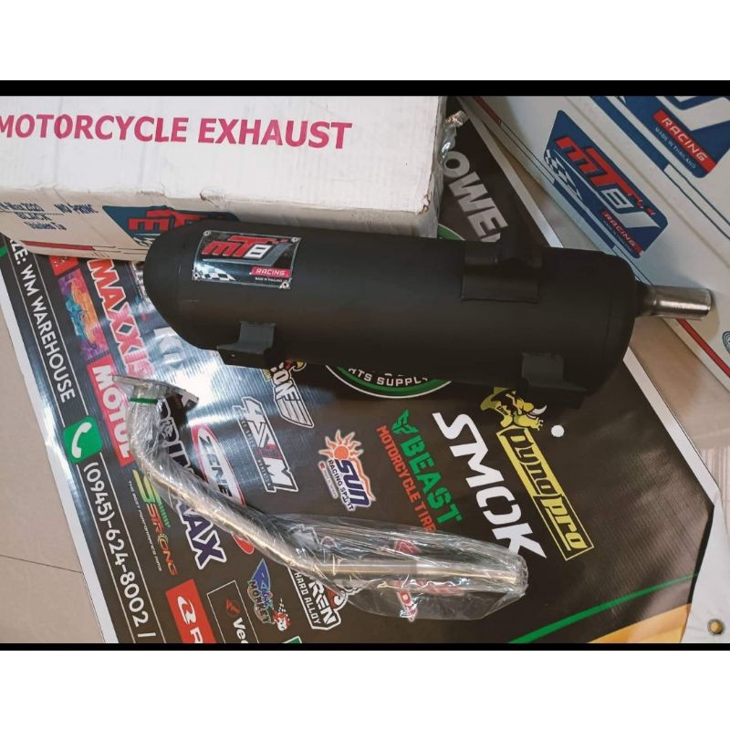 Mt Power Pipe Silver Tip For Nmax V And Aerox V Shopee Philippines