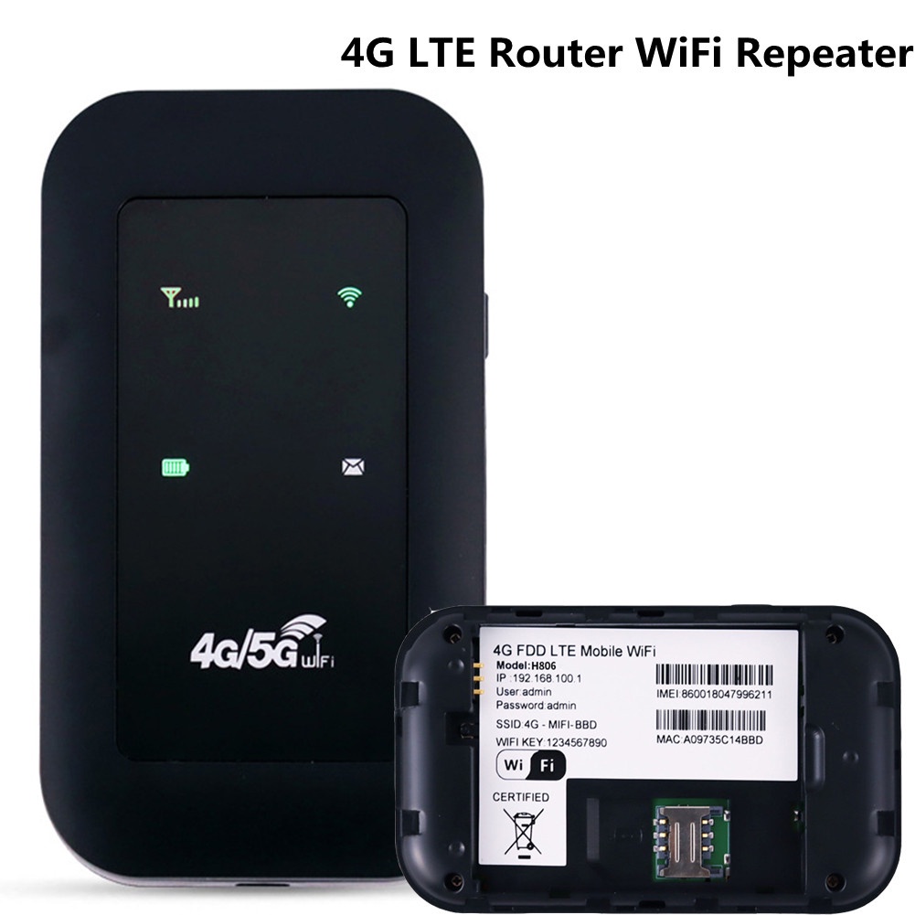 Pocket 4g Lte Router Wifi Repeater Car Mobile Wifi Hotspot Wireless