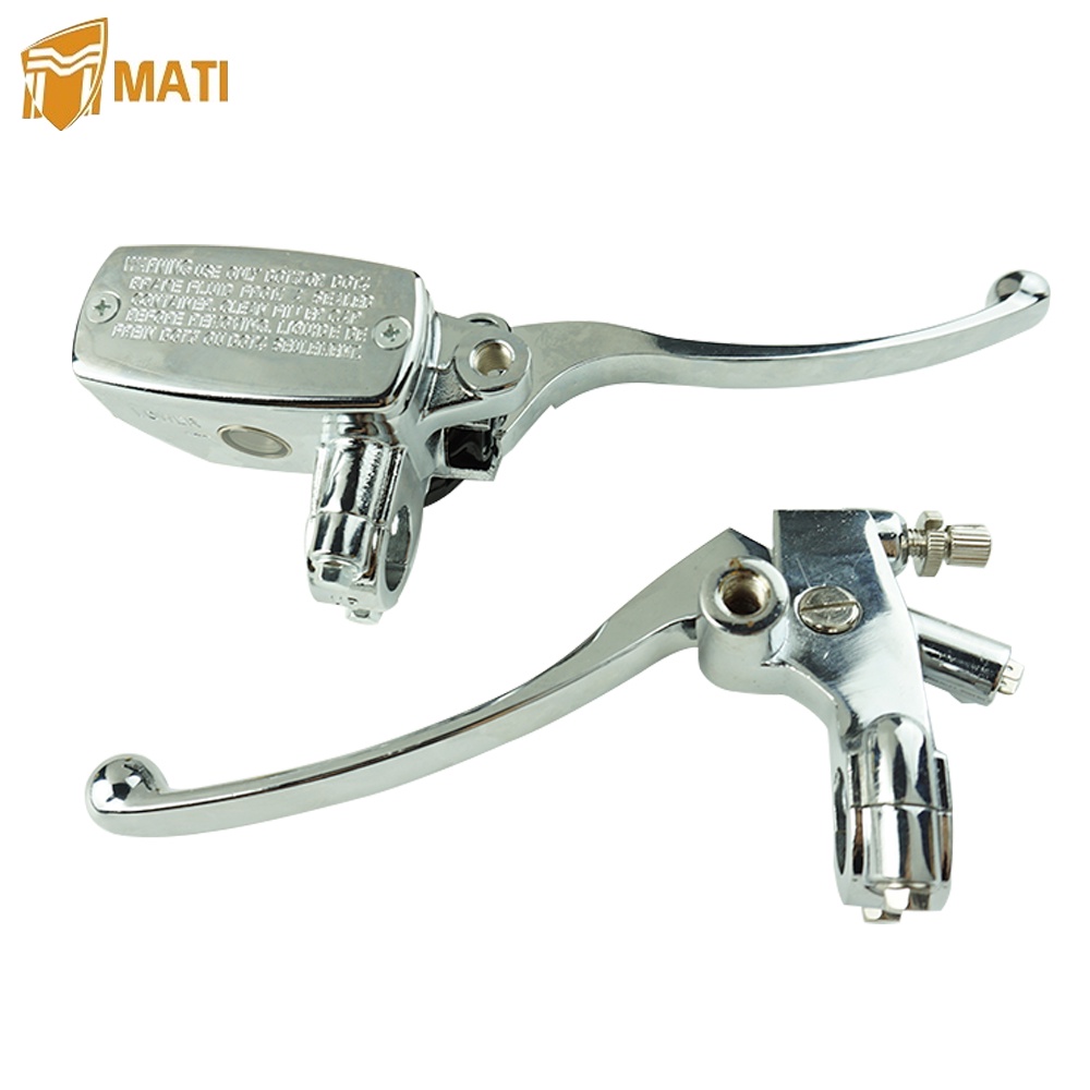 Mm Piston Motorcycle Universal Chrome Front Brake Clutch Master