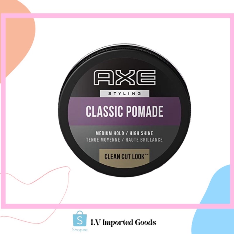 Axe Hair Pomade For Men For A Clean Cut Look Classic Easy To Use