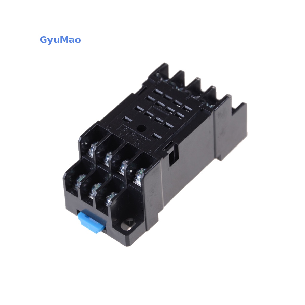 CxGYMO PYF14A DIN Rail Power Relay Socket Base 14 Pin For MY4NJ HH54P