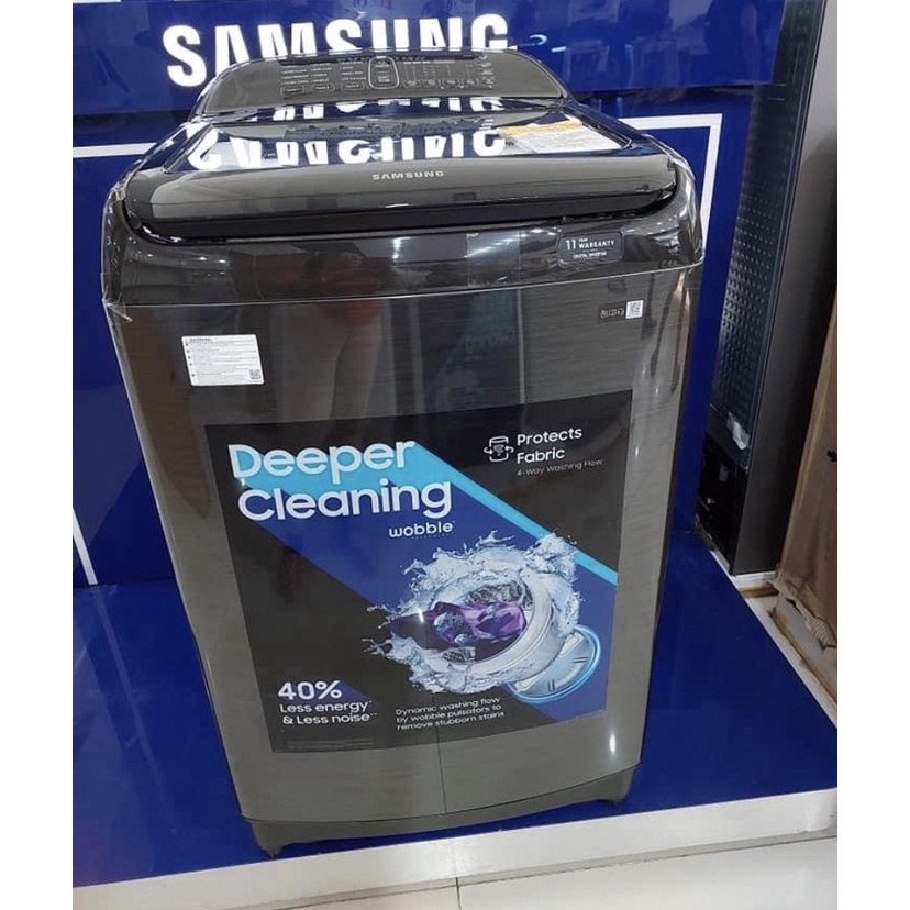 SAMSUNG 10KG FULLY AUTOMATIC TOPLOAD INVERTER WASHING MACHINE Shopee