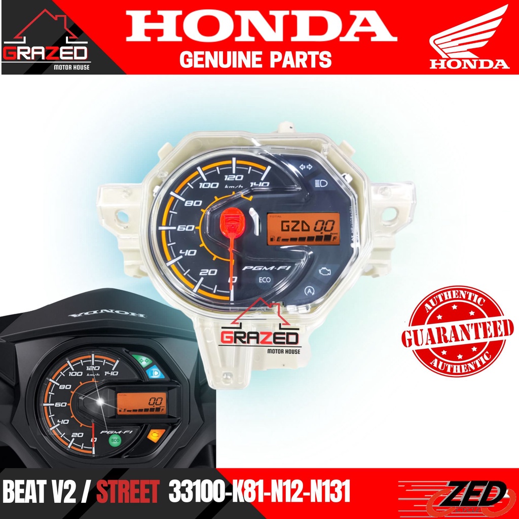 SPEEDOMETER GAUGE ASSEMBLY For Honda Beat FI V2 Beat Street HONDA