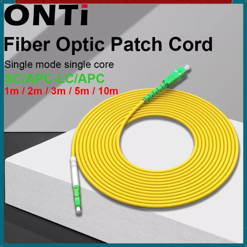 Onti Fiber Optic Patch Cord Sc Apc To Lc Apc Simplex M M M M M