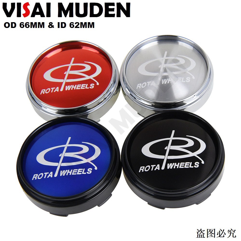 Pcs Od Mm Id Mm Sport Rim Center Cap Rota Emblem Wheel Cover Hub