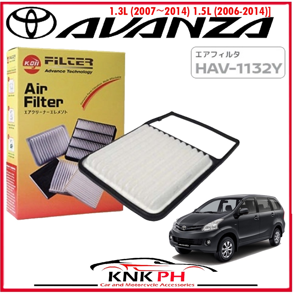 Toyota Avanza Bz Koji Air Filter Element Air