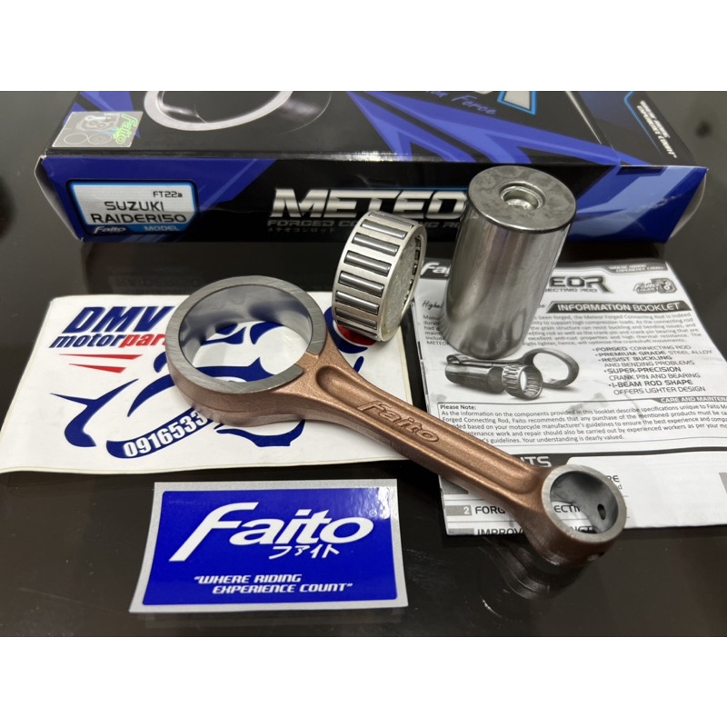 Faito Meteor FORGED Connecting Rod Set Standard For RAIDER 150 Carb