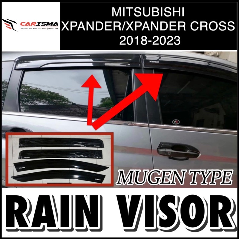 MITSUBISHI XPANDER XPANDER CROSS 2018 2023 RAIN VISOR Xpander