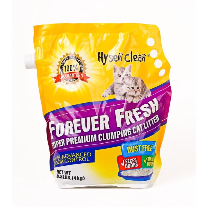 Clissora Pets Forever Fresh Super Premium Clumping Cat Litter 4KG