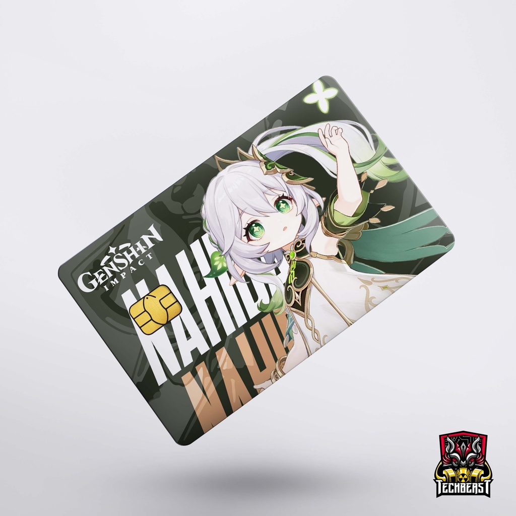 M Genshin Impact Card Skins Atm Debit Credit Beep Card Vinyl Sticker